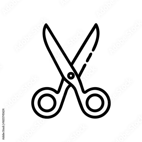 Scissors Icon for Creativity and Crafting Topics