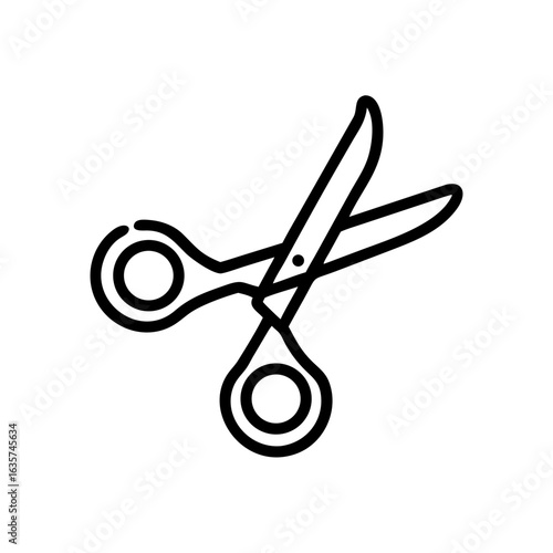 Scissors Icon for Creativity and Crafting Topics