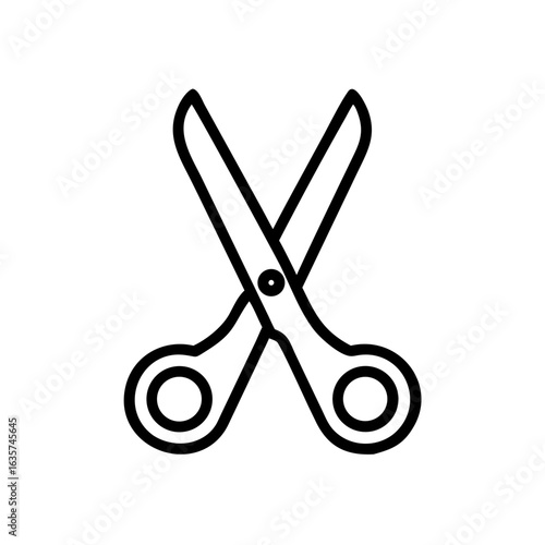 Scissors Icon for Creativity and Crafting Topics