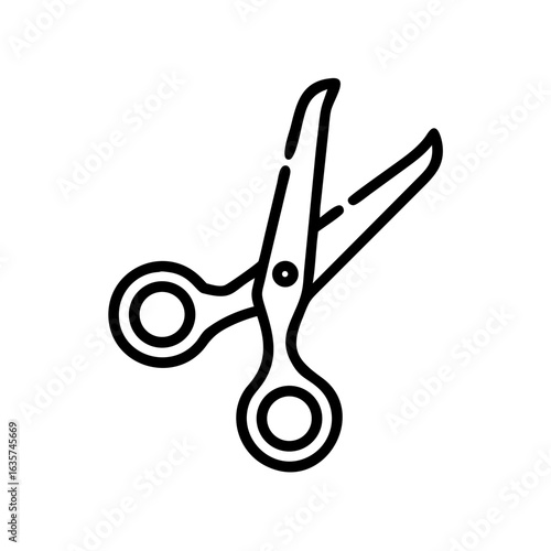 Scissors Icon for Creativity and Crafting Topics