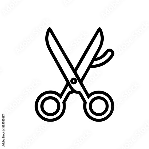 Scissors Icon for Creativity and Crafting Topics