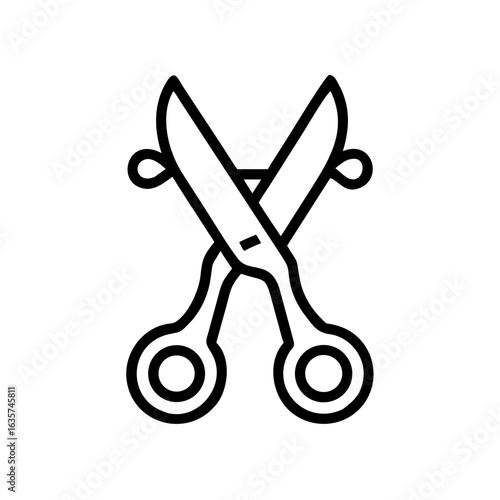 Scissors Icon for Creativity and Crafting Topics