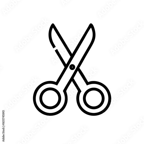 Scissors Icon for Creativity and Crafting Topics