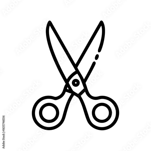 Scissors Icon for Creativity and Crafting Topics