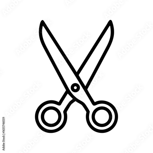 Scissors Icon for Creativity and Crafting Topics