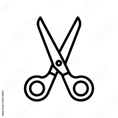 Scissors Icon for Creativity and Crafting Topics