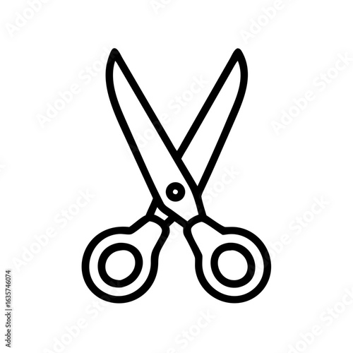 Scissors Icon for Creativity and Crafting Topics