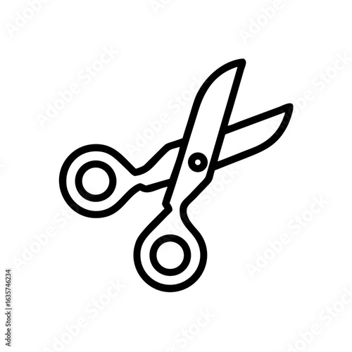 Scissors Icon for Creativity and Crafting Topics