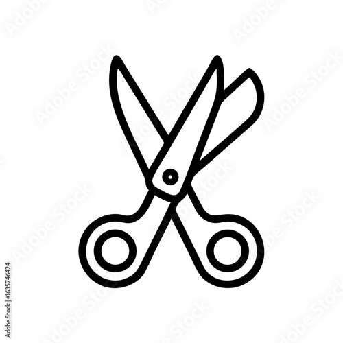 Scissors Icon for Creativity and Crafting Topics