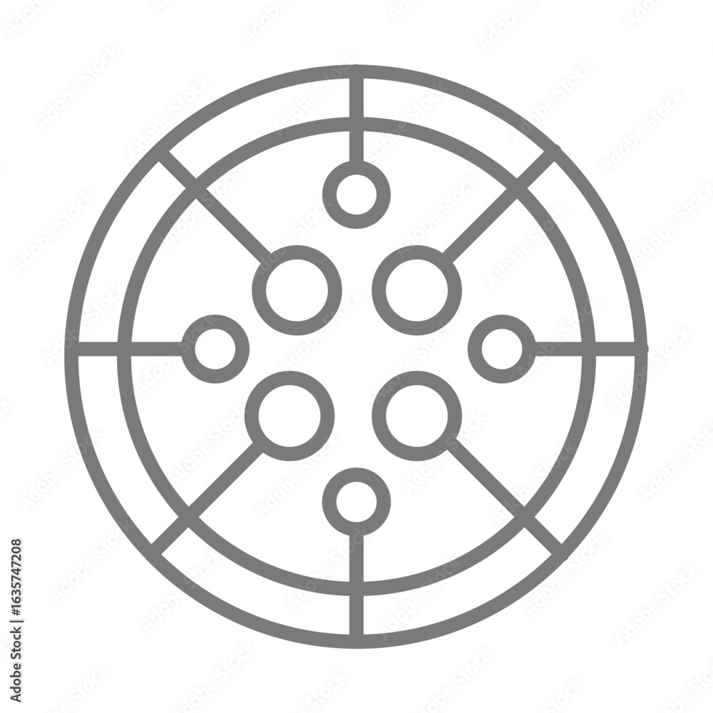 Obraz premium Crypto Coin Icon Design