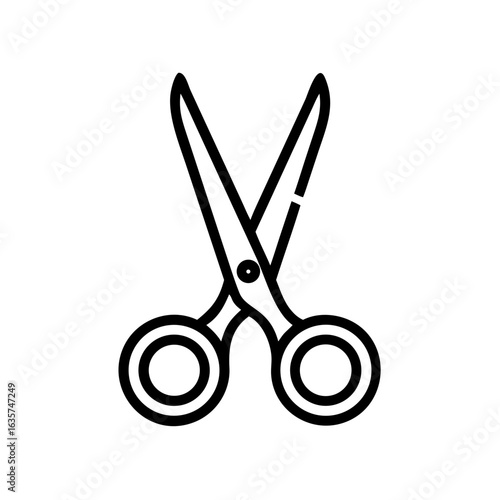 Scissors Icon for Creativity and Crafting Topics