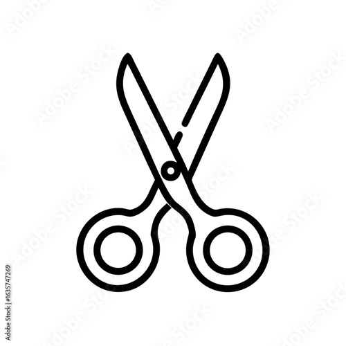 Scissors Icon for Creativity and Crafting Topics
