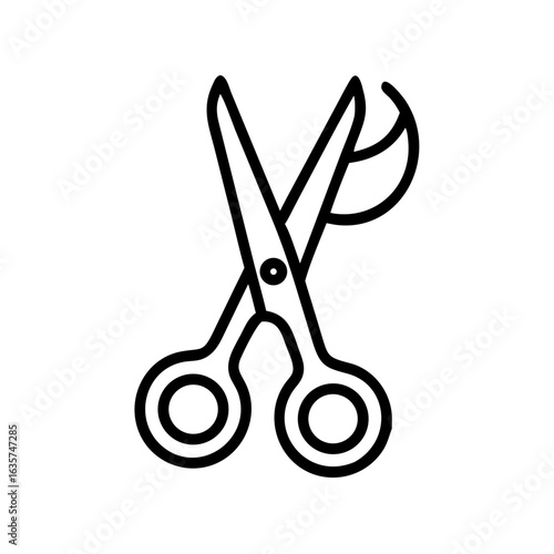 Scissors Icon for Creativity and Crafting Topics