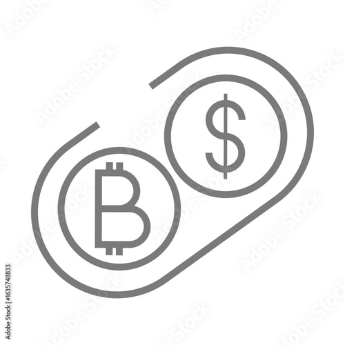Crypto Exchange Platform Icon Design