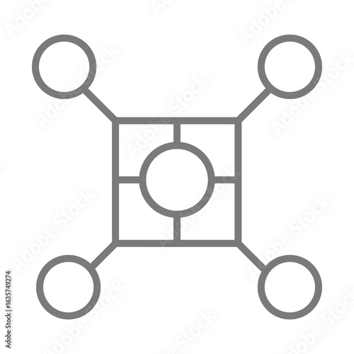 Blockchain Node Icon Design