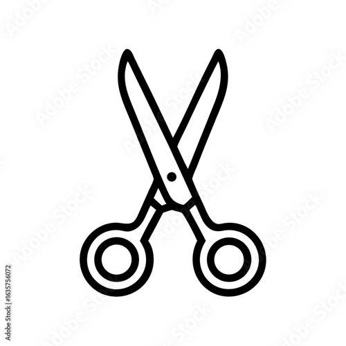Scissors Icon for Creativity and Crafting Topics