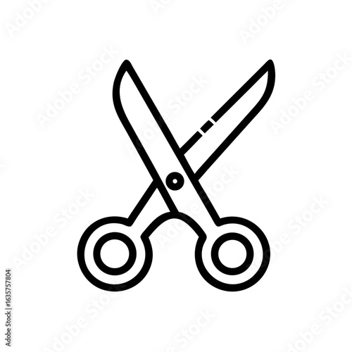 Scissors Icon for Creativity and Crafting Topics