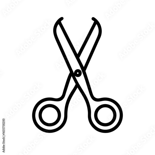 Scissors Icon for Creativity and Crafting Topics