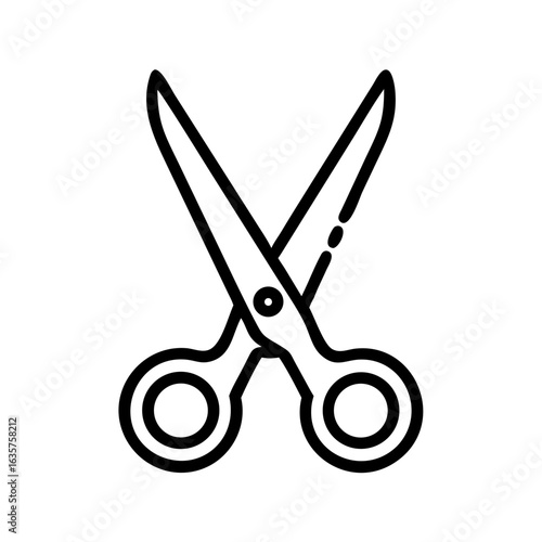 Scissors Icon for Creativity and Crafting Topics