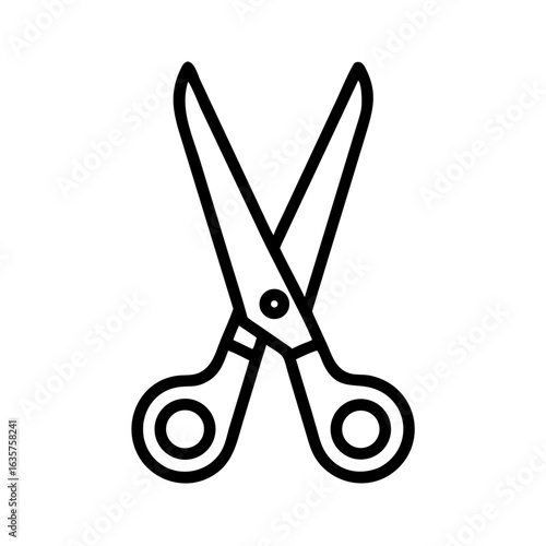 Scissors Icon for Creativity and Crafting Topics