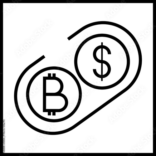 Crypto Exchange Platform Icon Design