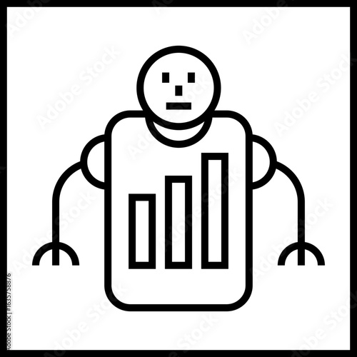 Crypto Trading Bot Icon Design