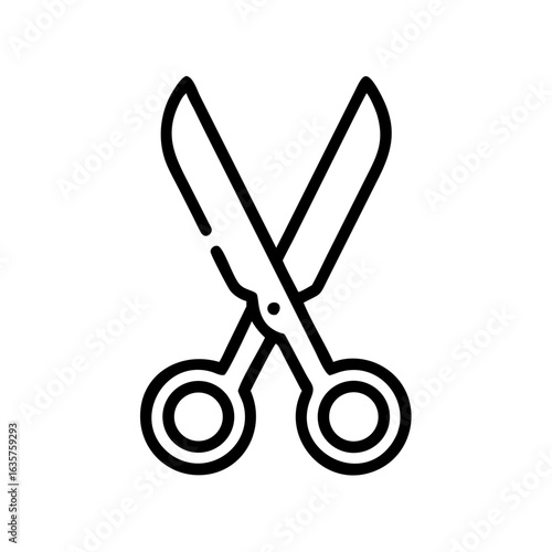 Scissors Icon for Creativity and Crafting Topics