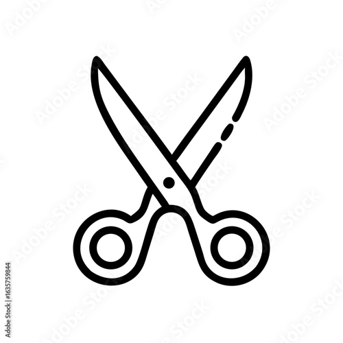 Scissors Icon for Creativity and Crafting Topics