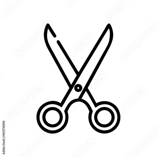 Scissors Icon for Creativity and Crafting Topics