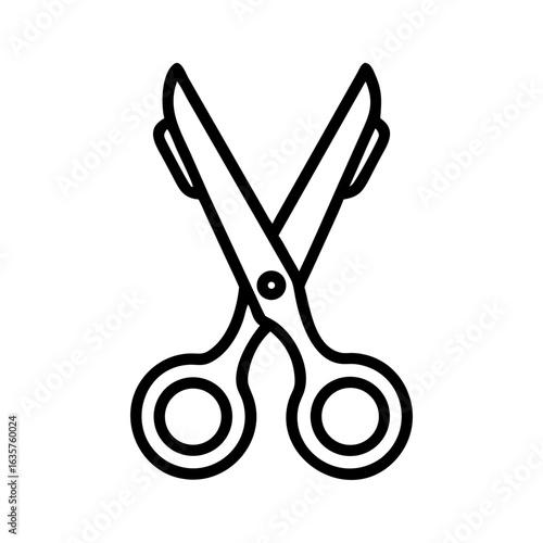 Scissors Icon for Creativity and Crafting Topics