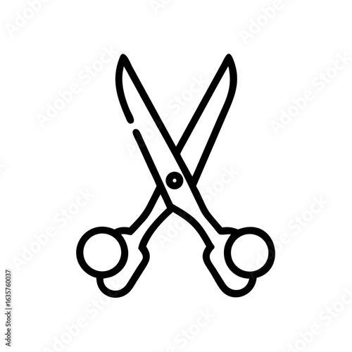 Scissors Icon for Creativity and Crafting Topics