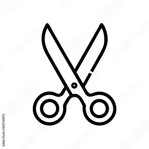 Scissors Icon for Creativity and Crafting Topics