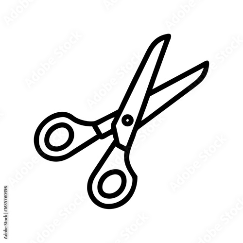 Scissors Icon for Creativity and Crafting Topics