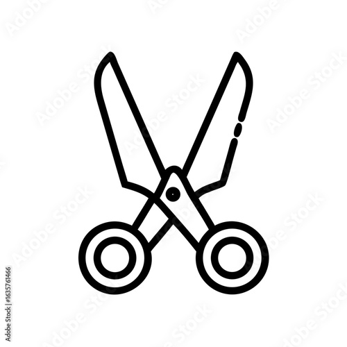 Scissors Icon for Creativity and Crafting Topics