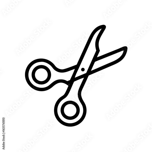 Scissors Icon for Creativity and Crafting Topics