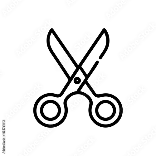 Scissors Icon for Creativity and Crafting Topics