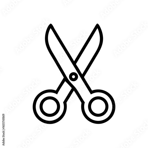 Scissors Icon for Creativity and Crafting Topics