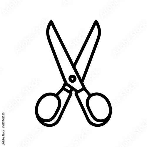 Scissors Icon for Creativity and Crafting Topics