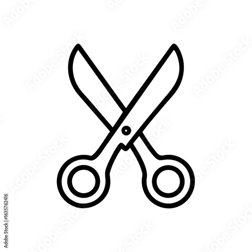Scissors Icon for Creativity and Crafting Topics
