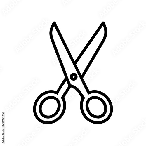 Scissors Icon for Creativity and Crafting Topics