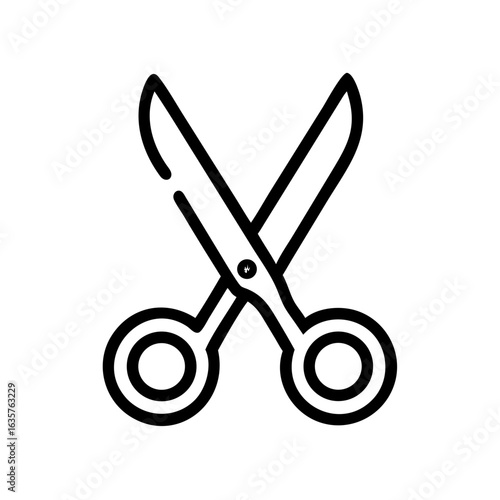 Scissors Icon for Creativity and Crafting Topics
