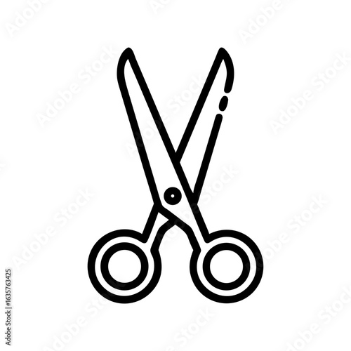 Scissors Icon for Creativity and Crafting Topics
