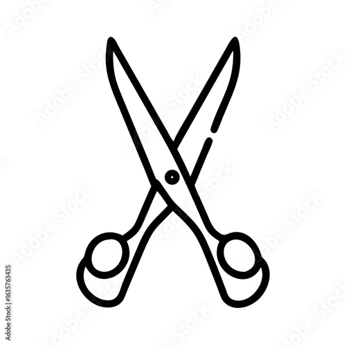 Scissors Icon for Creativity and Crafting Topics