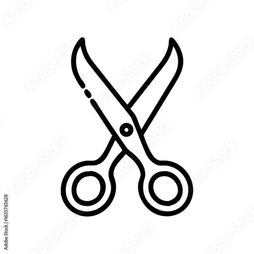 Scissors Icon for Creativity and Crafting Topics