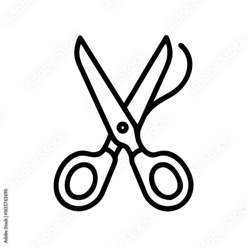 Scissors Icon for Creativity and Crafting Topics