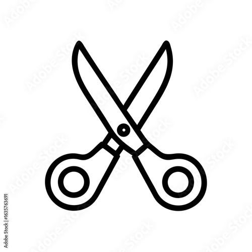 Scissors Icon for Creativity and Crafting Topics