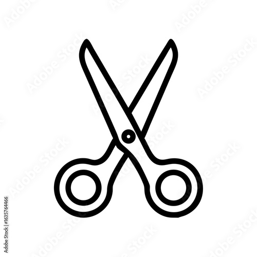 Scissors Icon for Creativity and Crafting Topics
