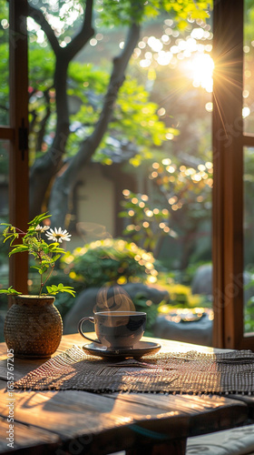 still life in the garden 
