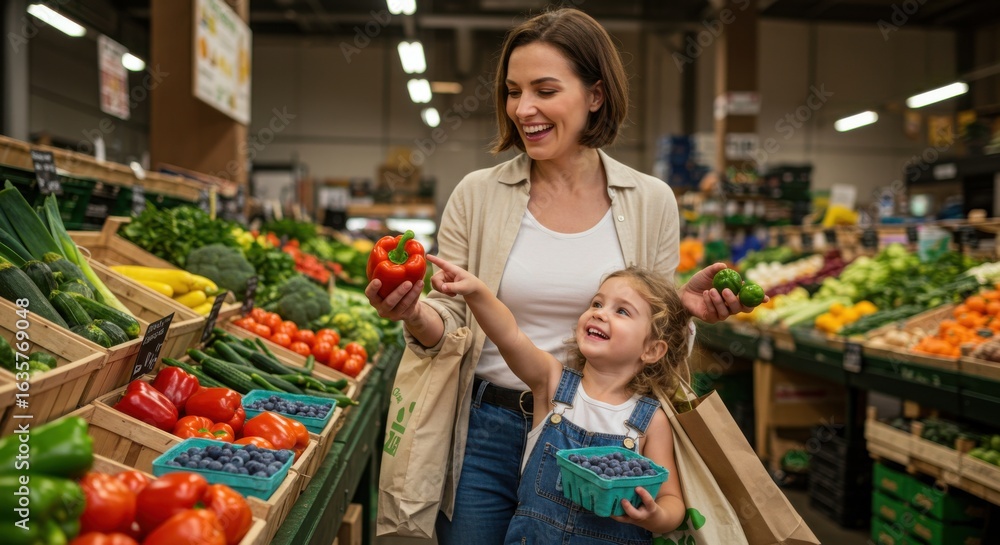 Obraz premium The Farmer's Market Stroll: A Guide to Fresh Produce