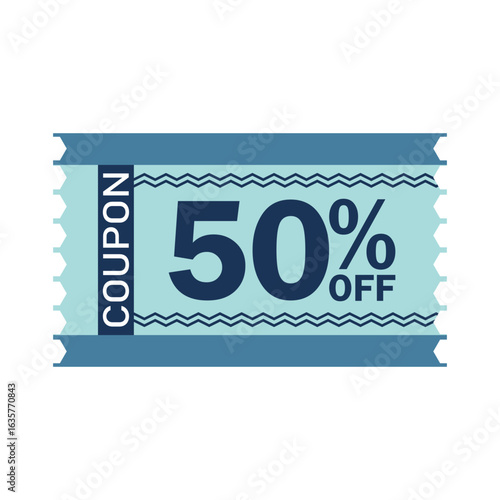 50% Off Coupon Discount Voucher